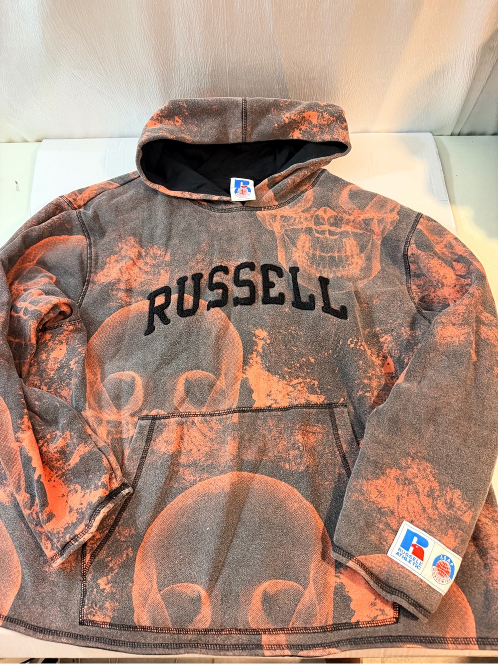 Russell Athletic Skull/X-Ray Pullover Hoodie